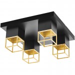 Lamparas Eglo Lampara De Techo Montebaldo Gu10-Led 4X5W 97731