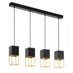 Lamparas Eglo Colgante Montebaldo Gu10-Led 4X5W 97734