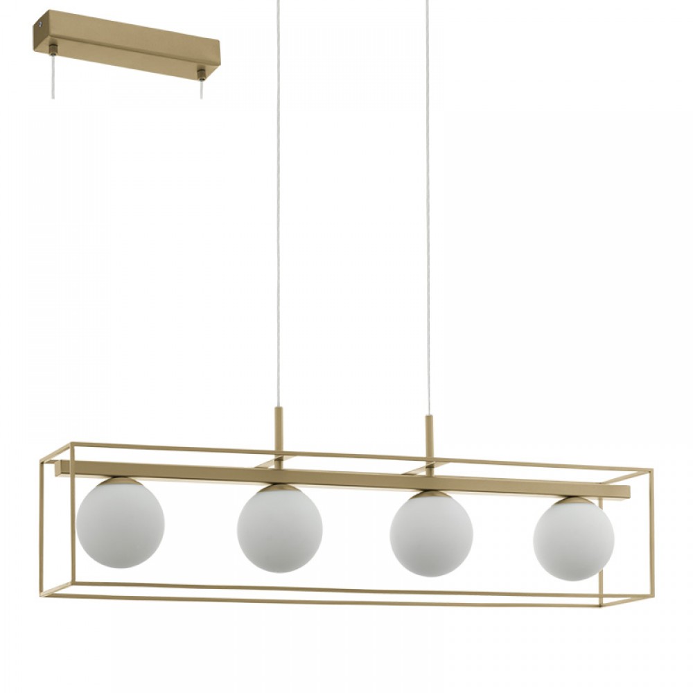 Lamparas Eglo Colgante Vallaspra E14 4 Luces 97793