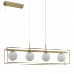Lamparas Eglo Colgante Vallaspra E14 4 Luces 97793