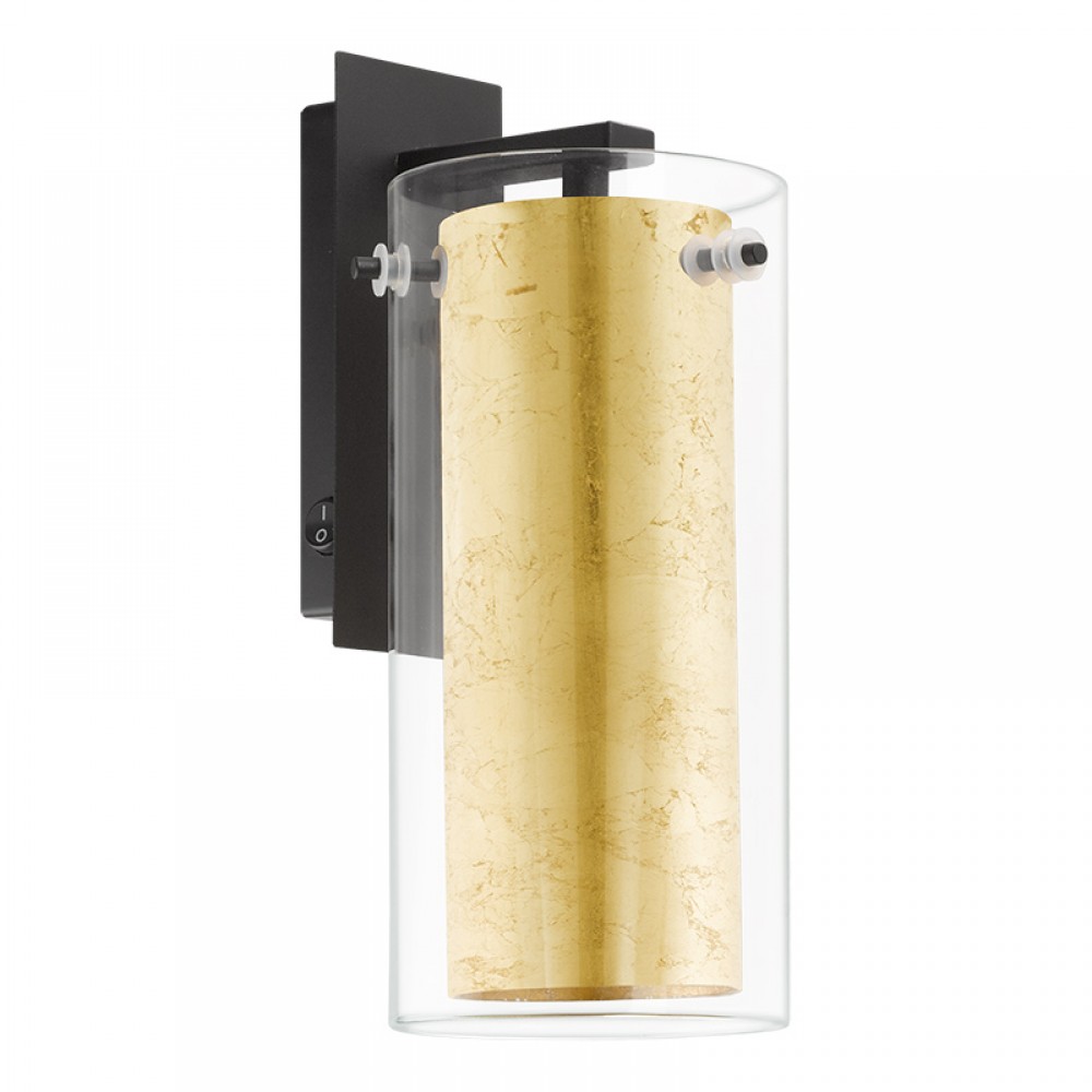 Lamparas Eglo Aplique Pinto Gold E27 1 Luz 97839