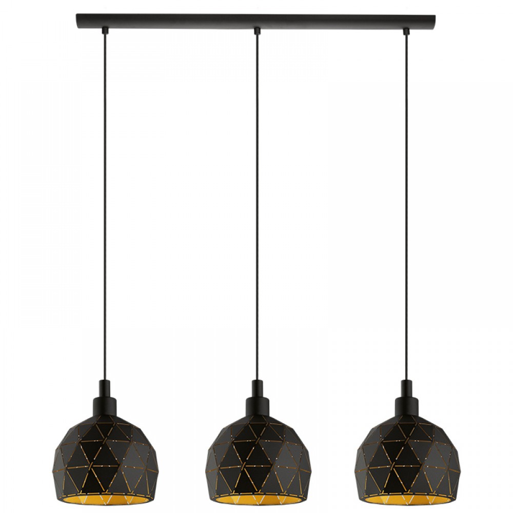 Lamparas Eglo Colgante Roccaforte E14 3 Luces 97846