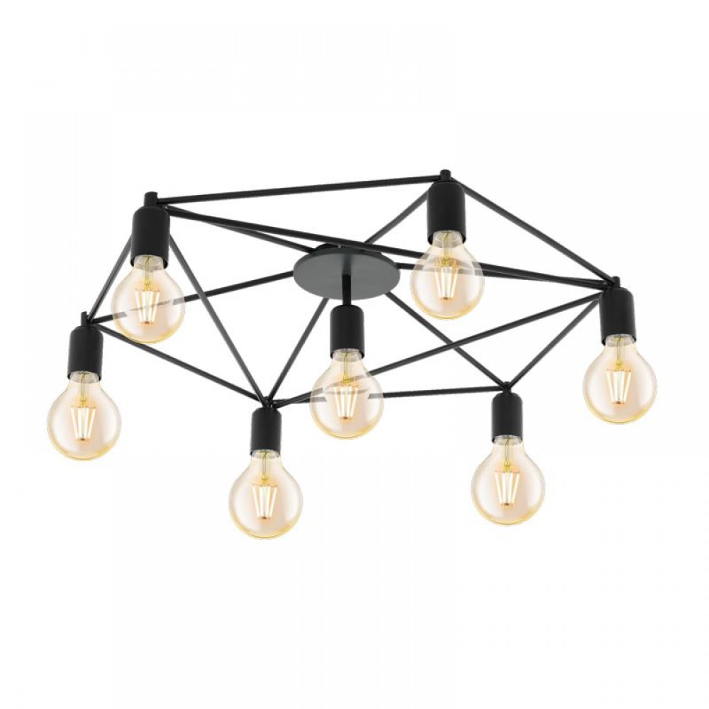 Lamparas Eglo Lampara De Techo Staiti E27 7 Luces 97904