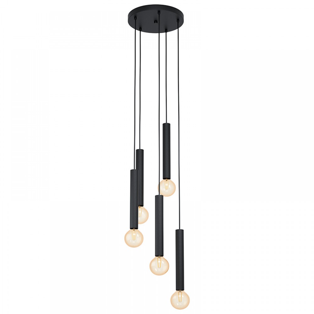 Lamparas Eglo Lampara Negro Cortenova 98058