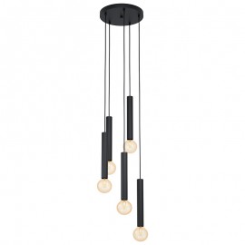 Lamparas Eglo Lampara Negro Cortenova 98058