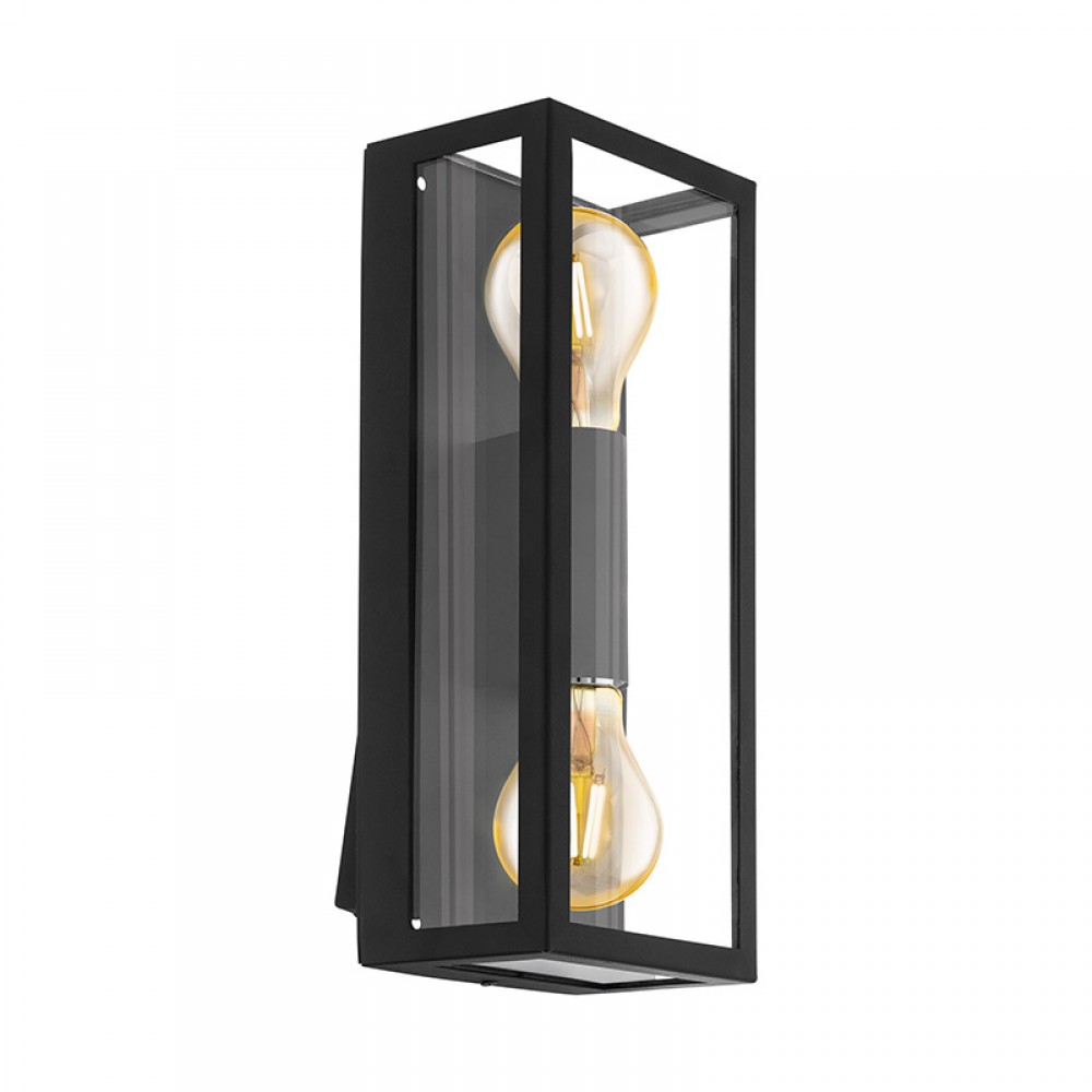 Lamparas Eglo Exterior Alamonte 1 Negro 98273