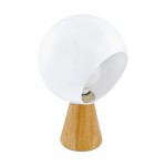 Lamparas Eglo Sobremesa Madera Mamblas 98278