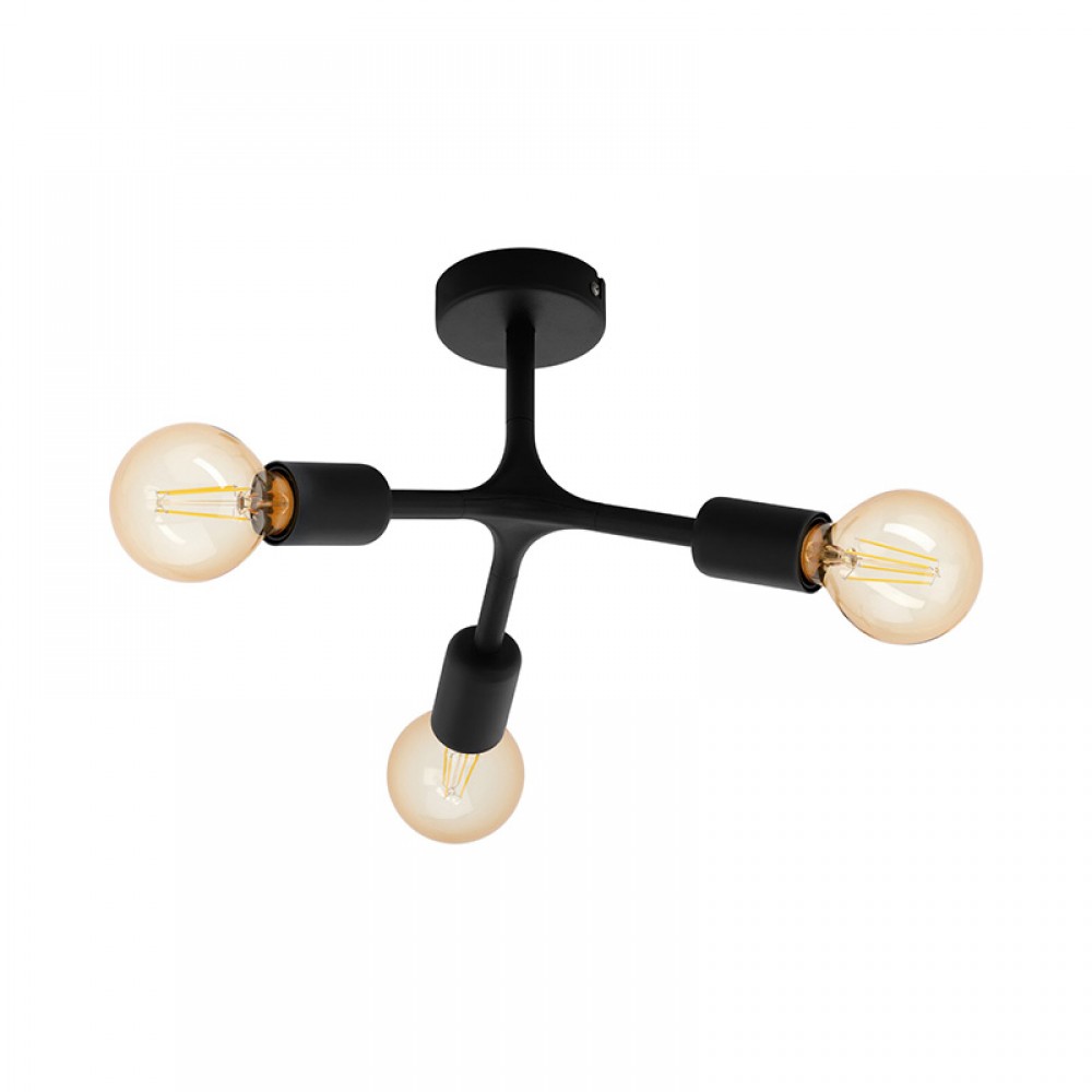 Lamparas Eglo Plafon 3 Luces Bocadella 1 98317