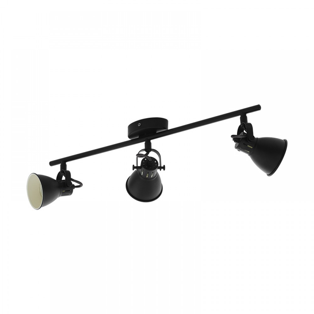 Lamparas Eglo Foco 3 Led Negro Seras 1 98399