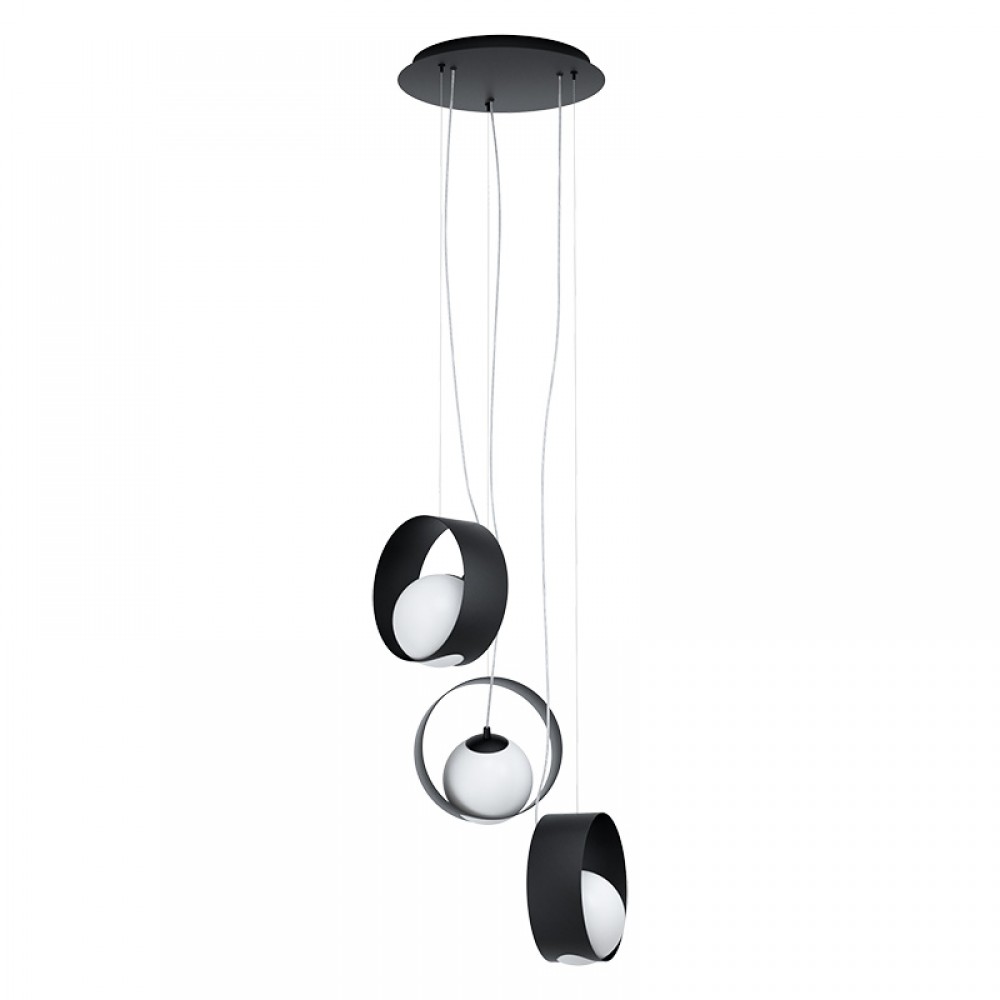 Lamparas Eglo Lampara Negro Camargo 98441