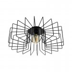 Lamparas Eglo Plafon Negro Tremedal 98507