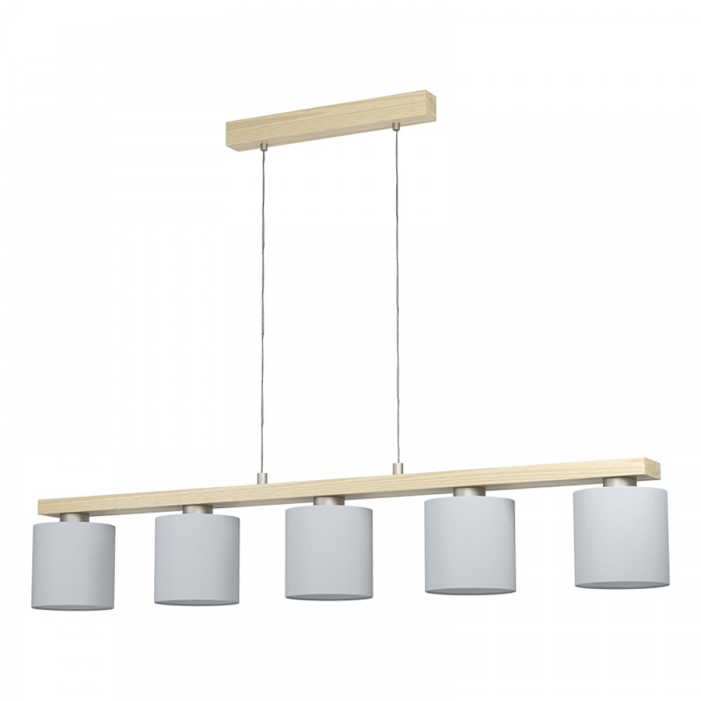 Lamparas Eglo Lampara Madera Castralvo 98591