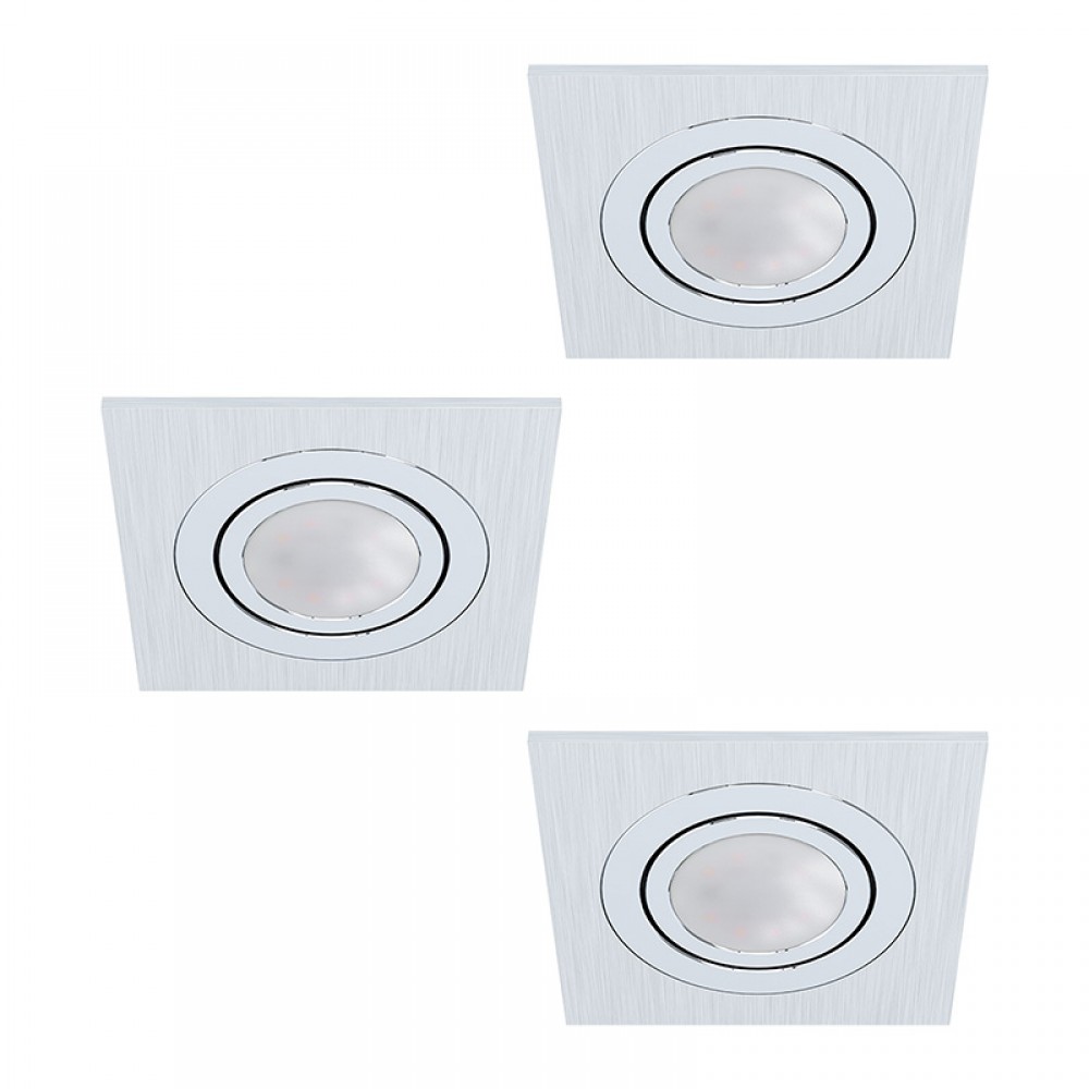 Lamparas Eglo Lampara Areitio Aluminio Cepillado 98637