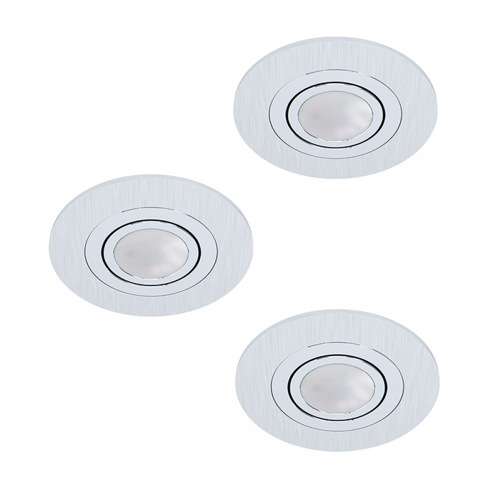 Lamparas Eglo Lampara Areitio Aluminio Cepillado 98639