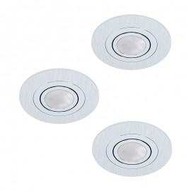 Lamparas Eglo Lampara Areitio Aluminio Cepillado 98639