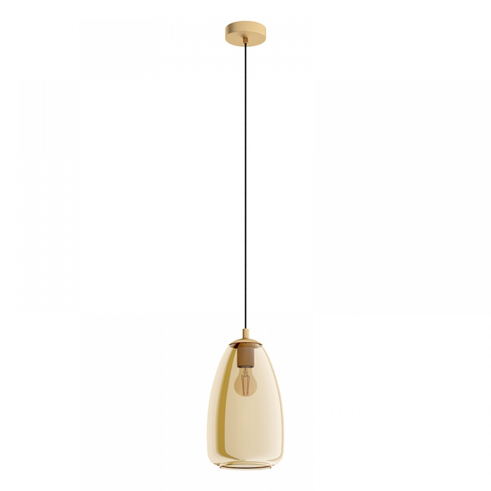 Lamparas Eglo Colgante Cristal Oro Alobrase 98648