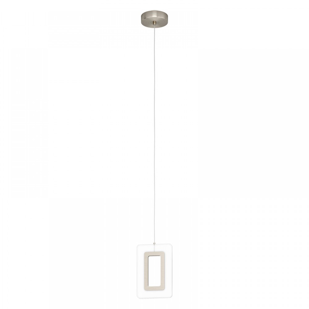 Lamparas Eglo Colgante Led Niquel Enaluri 98678