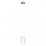 Lamparas Eglo Colgante Led Niquel Enaluri 98678