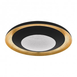 Lamparas Eglo Plafon Negro Canicosa 2 98685