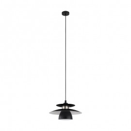 Lamparas Eglo Colgante Negro Brenda 98735