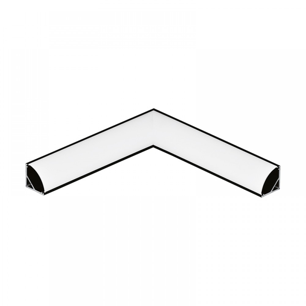 Lamparas Eglo Lampara Corner Profile 1 Negro Anodizado 98952
