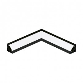 Lamparas Eglo Lampara Corner Profile 2 Negro Anodizado 98965