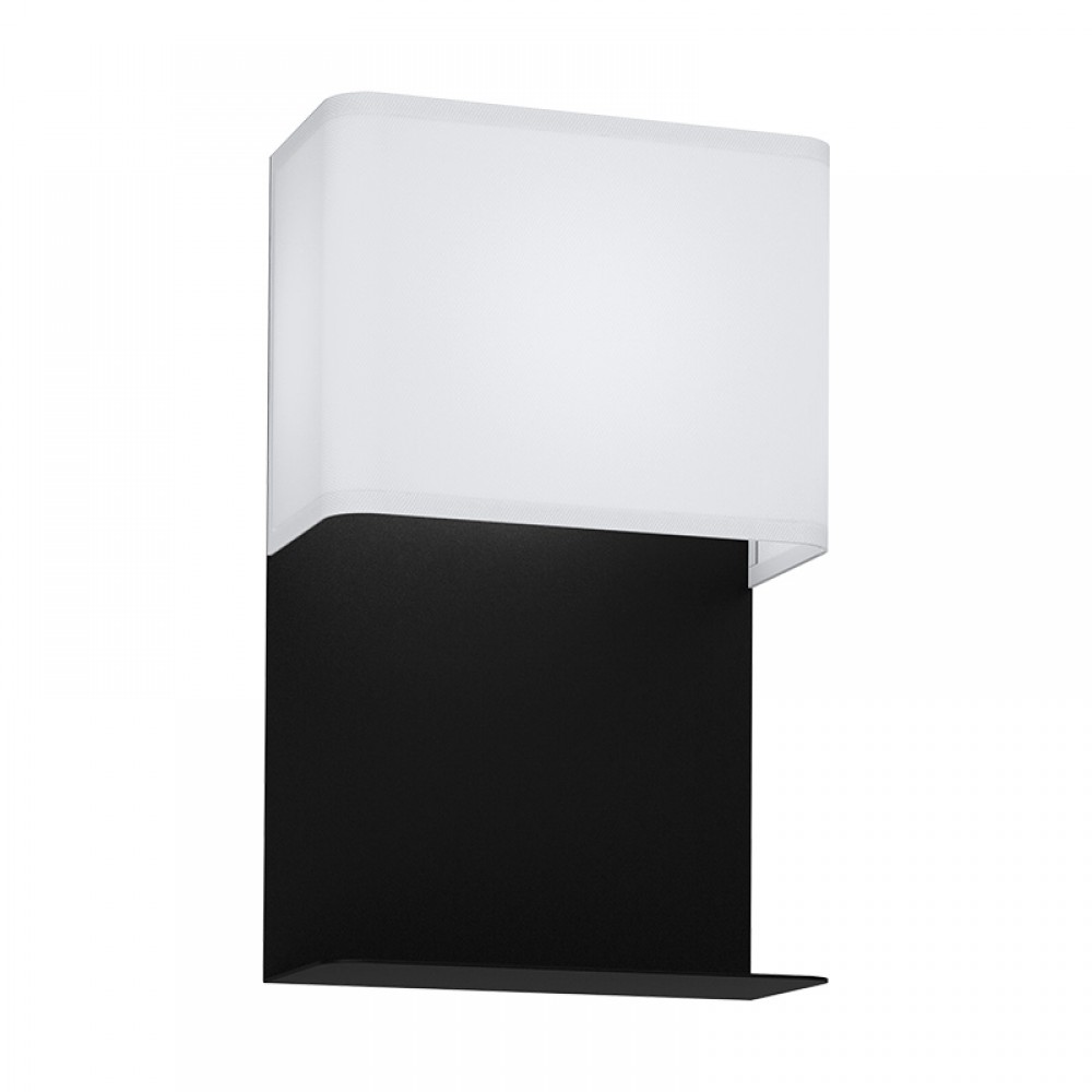 Lamparas Eglo Aplique Led Negro Galdakao 99069