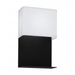 Lamparas Eglo Aplique Led Negro Galdakao 99069
