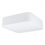 Lamparas Eglo Plafon Tela Blanca Pasteri Square 99089