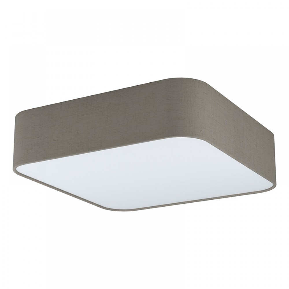 Lamparas Eglo Plafon Tela Topo Pasteri Square 99091