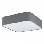 Lamparas Eglo Plafon Tela Gris Pasteri Square 99092