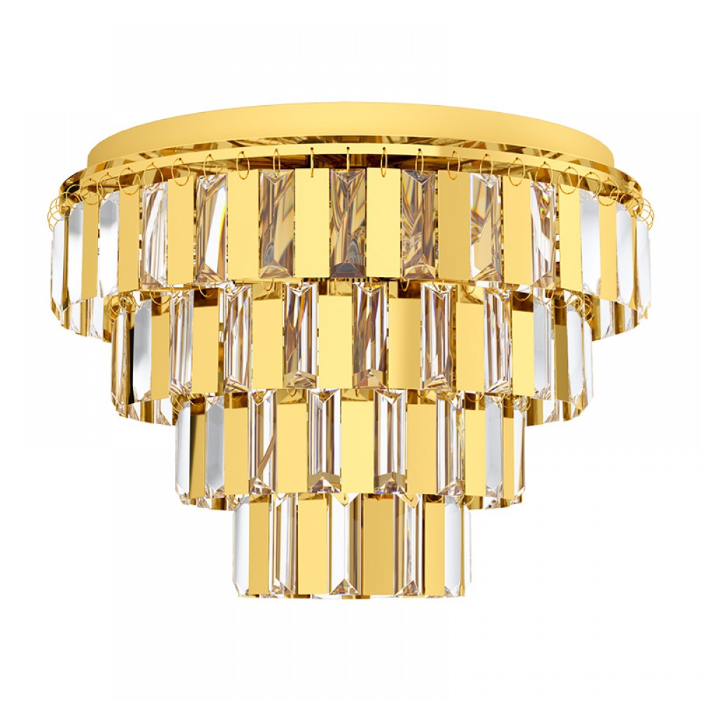 Lamparas Eglo Plafon Cristal Oro Erseka 99096