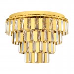 Lamparas Eglo Plafon Cristal Oro Erseka 99096