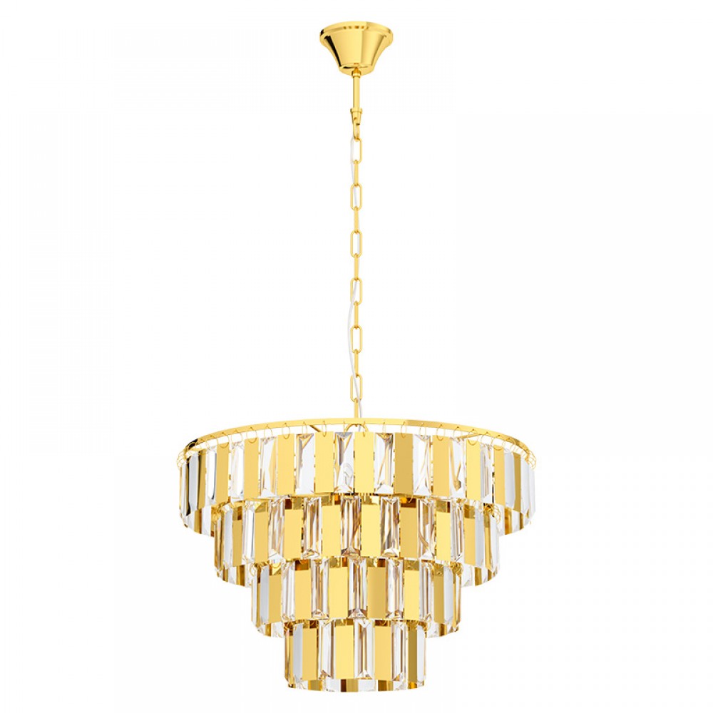 Lamparas Eglo Colgante Cristal Oro Erseka 99097