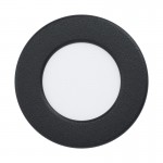 Lamparas Eglo Foco Empotrar Led Negro Fueva 5 99213