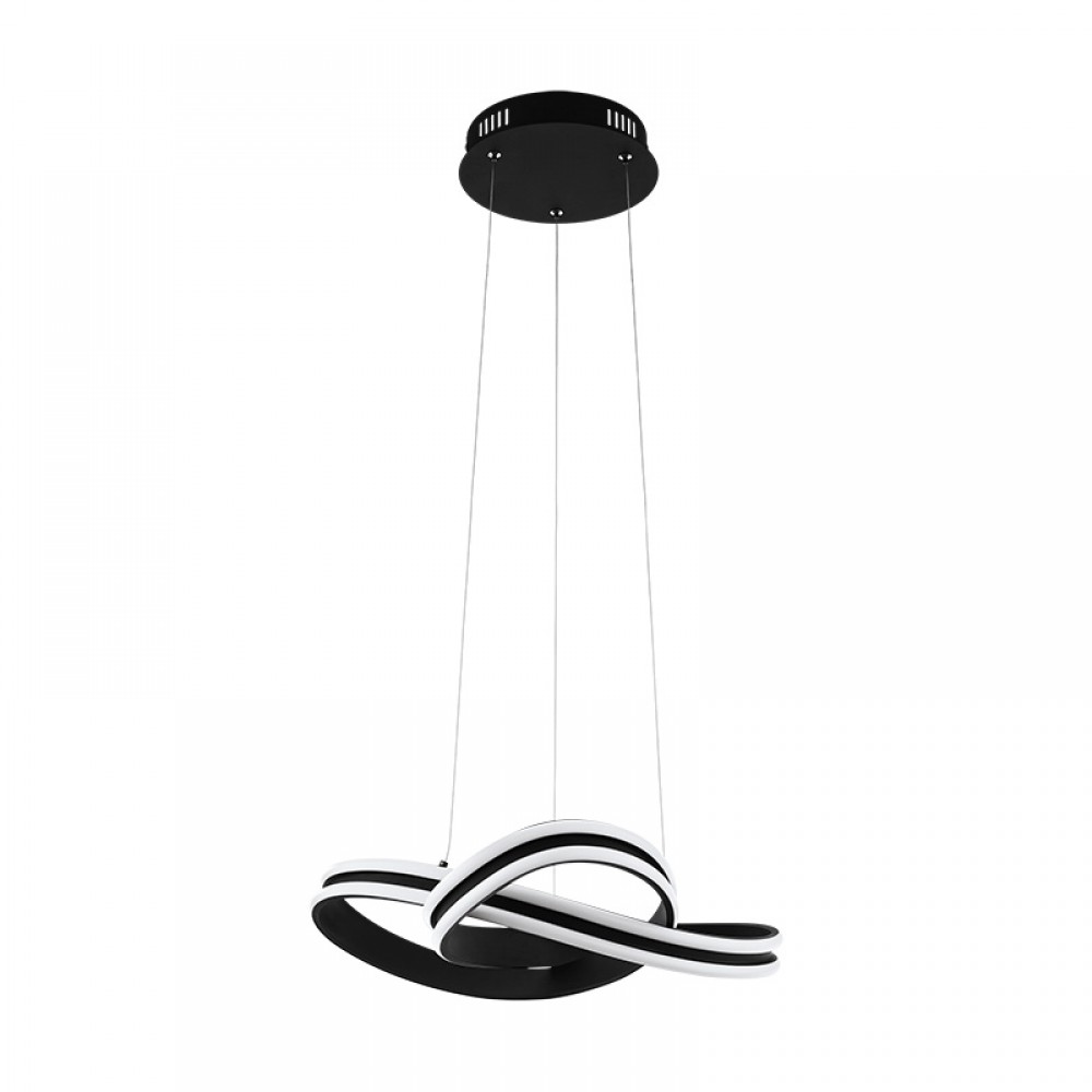 Lamparas Eglo Lampara Led Negro Corredera 99249