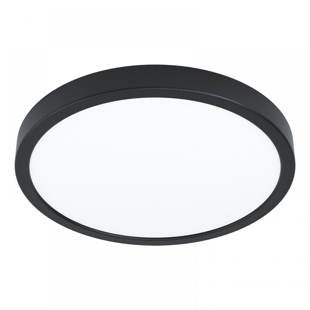 Lamparas Eglo Plafon Led Negro Fueva 5 99267