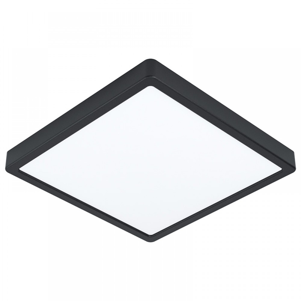Lamparas Eglo Plafon Led Negro Fueva 5 99271