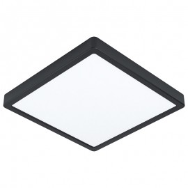 Lamparas Eglo Plafon Led Negro Fueva 5 99271