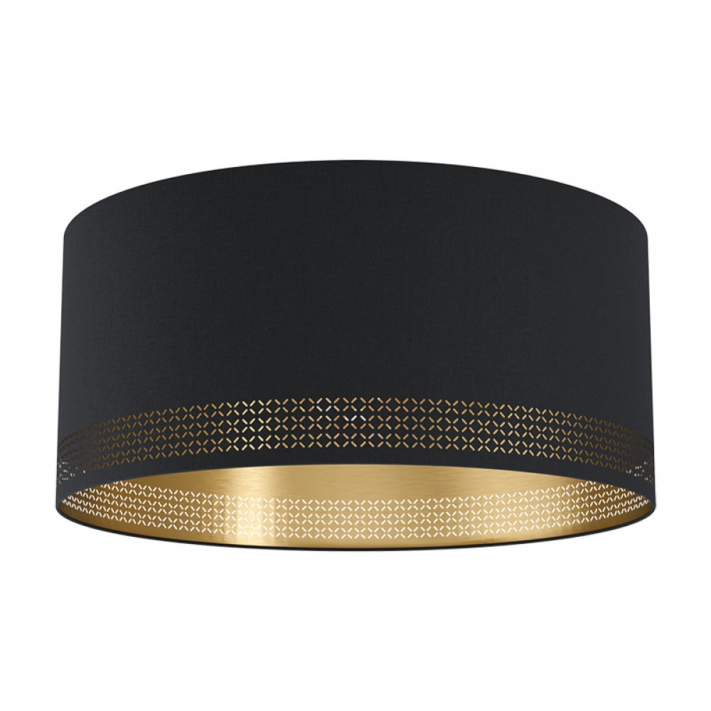 Lamparas Eglo Plafon Tela Negro Esteperra 99272