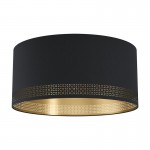 Lamparas Eglo Plafon Tela Negro Esteperra 99272