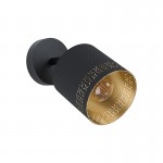 Lamparas Eglo Foco 1 Led Negro Esteperra 99276