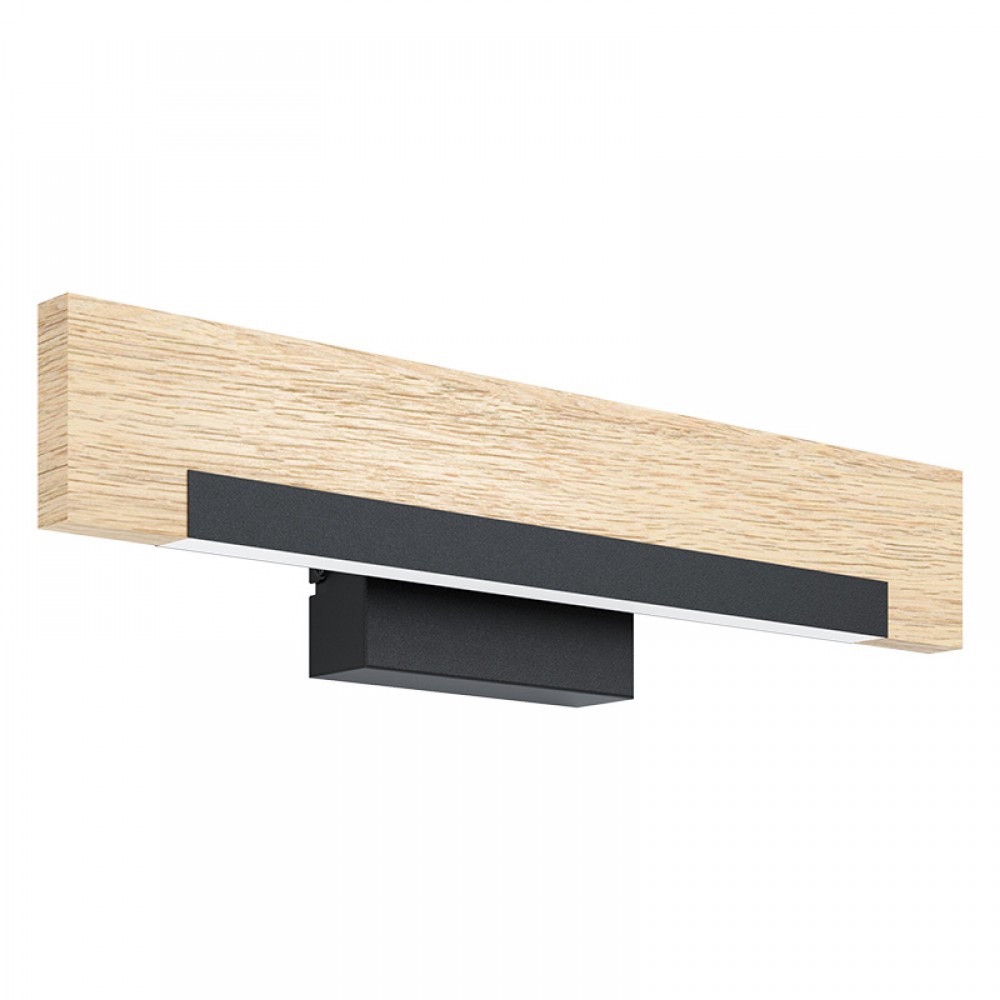 Lamparas Eglo Aplique Led Madera Camacho 99294