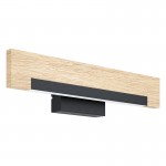 Lamparas Eglo Aplique Led Madera Camacho 99294