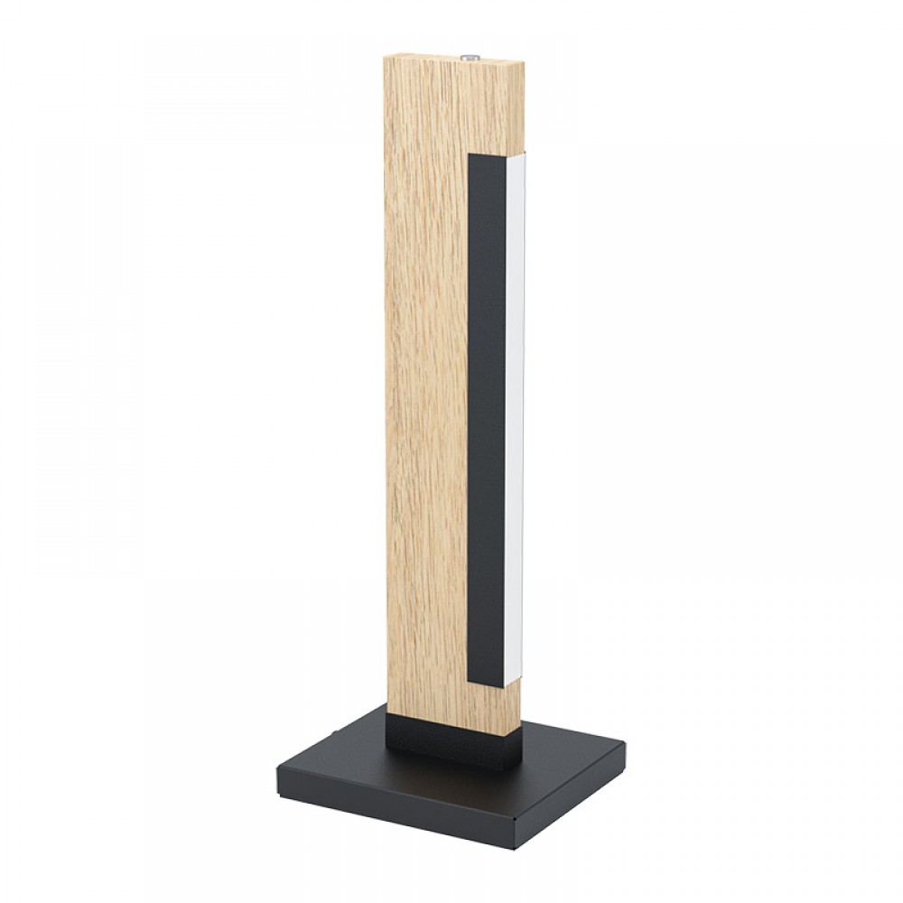 Lamparas Eglo Sobremesa Led Madera Camacho 99295