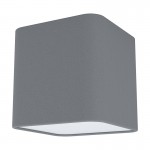 Lamparas Eglo Plafon Led Gris Posaderra 99304