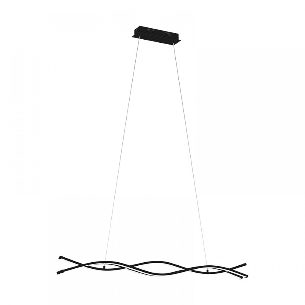 Lamparas Eglo Lampara Led Negro Lasana 3 99317