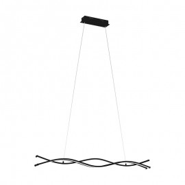 Lamparas Eglo Lampara Led Negro Lasana 3 99317