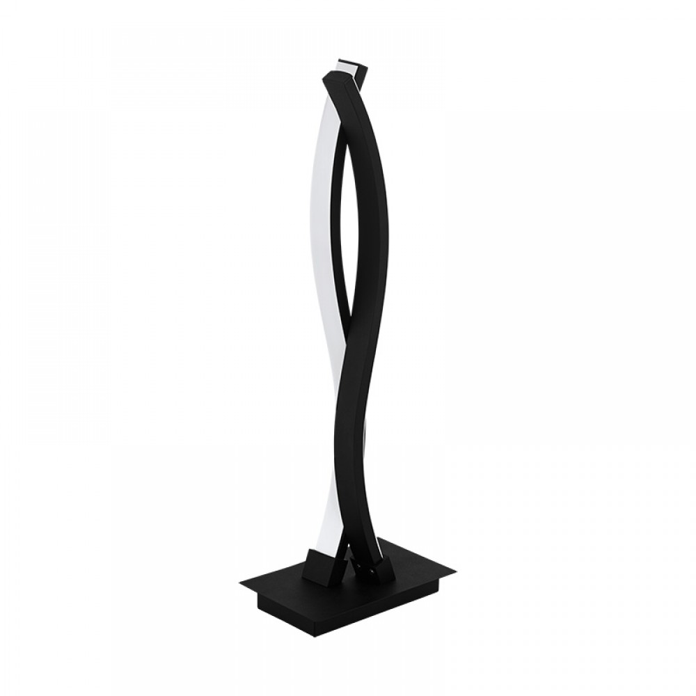 Lamparas Eglo Sobremesa Led Negro Lasana 3 99318