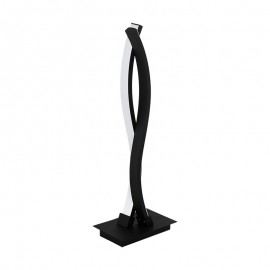 Lamparas Eglo Sobremesa Led Negro Lasana 3 99318